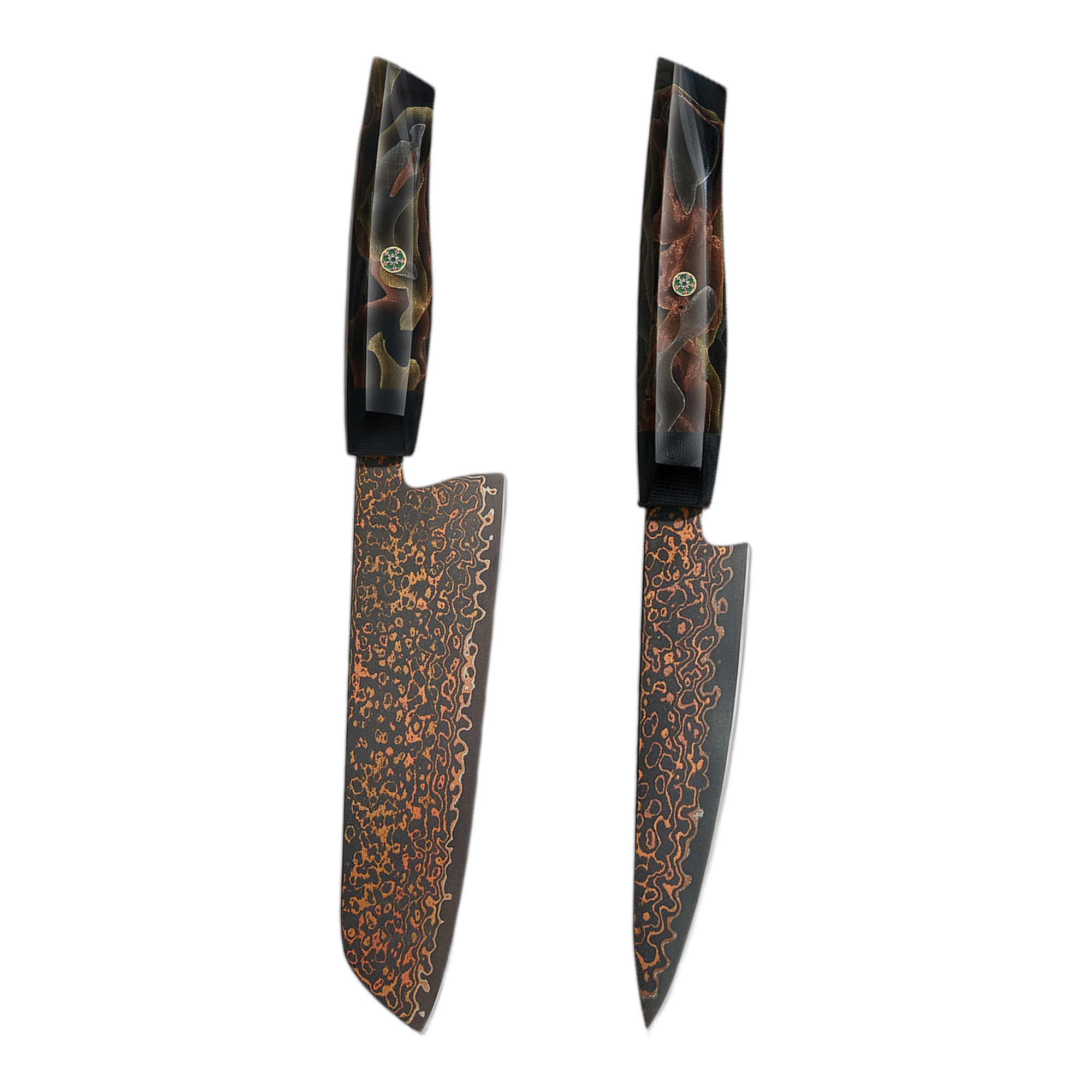 Tephra Doré 2-delige set santoku + utility mes